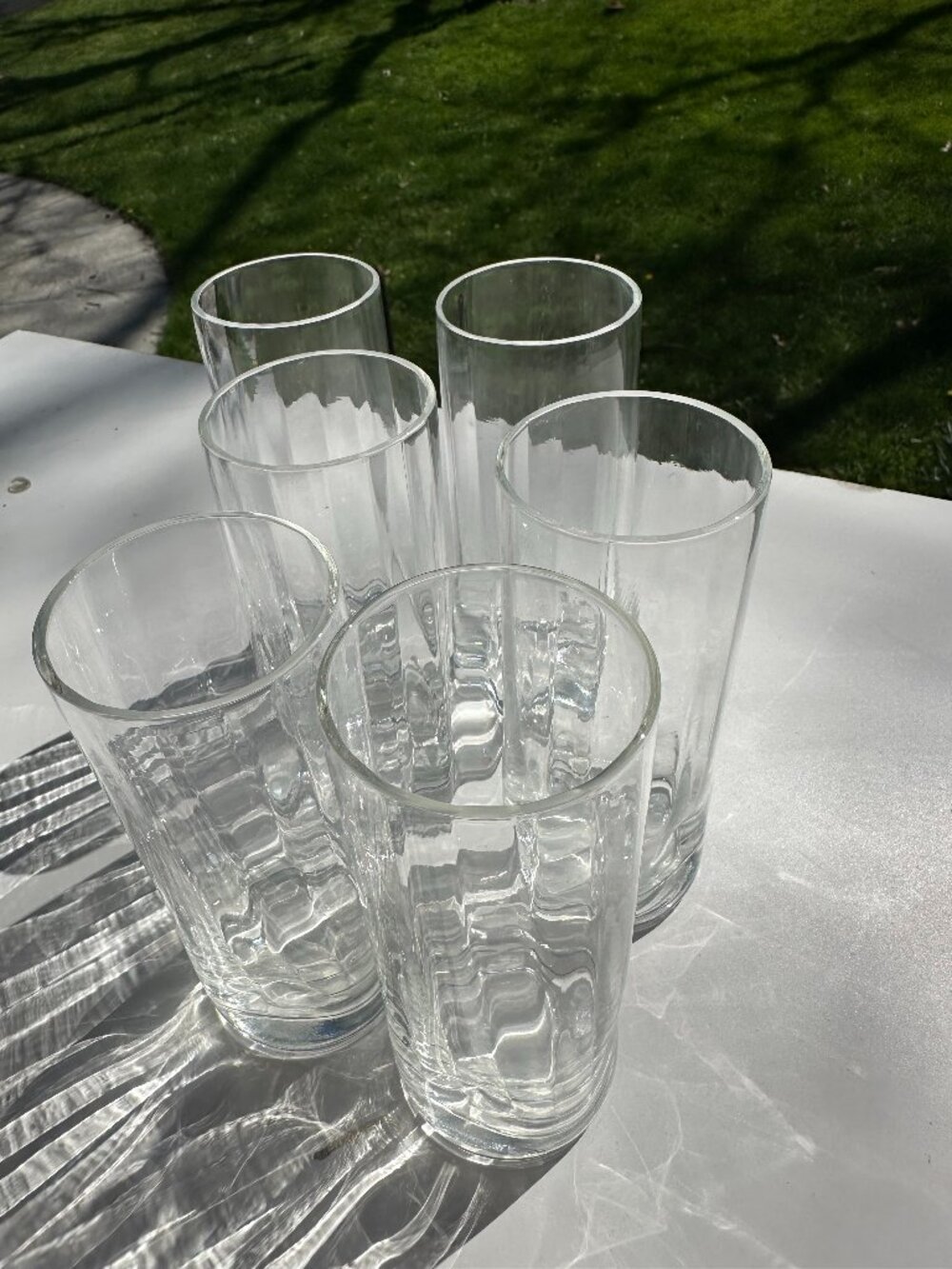 9142-6 EA. VINTAGE MOUTH BLOWN,  HAND CRAFTED